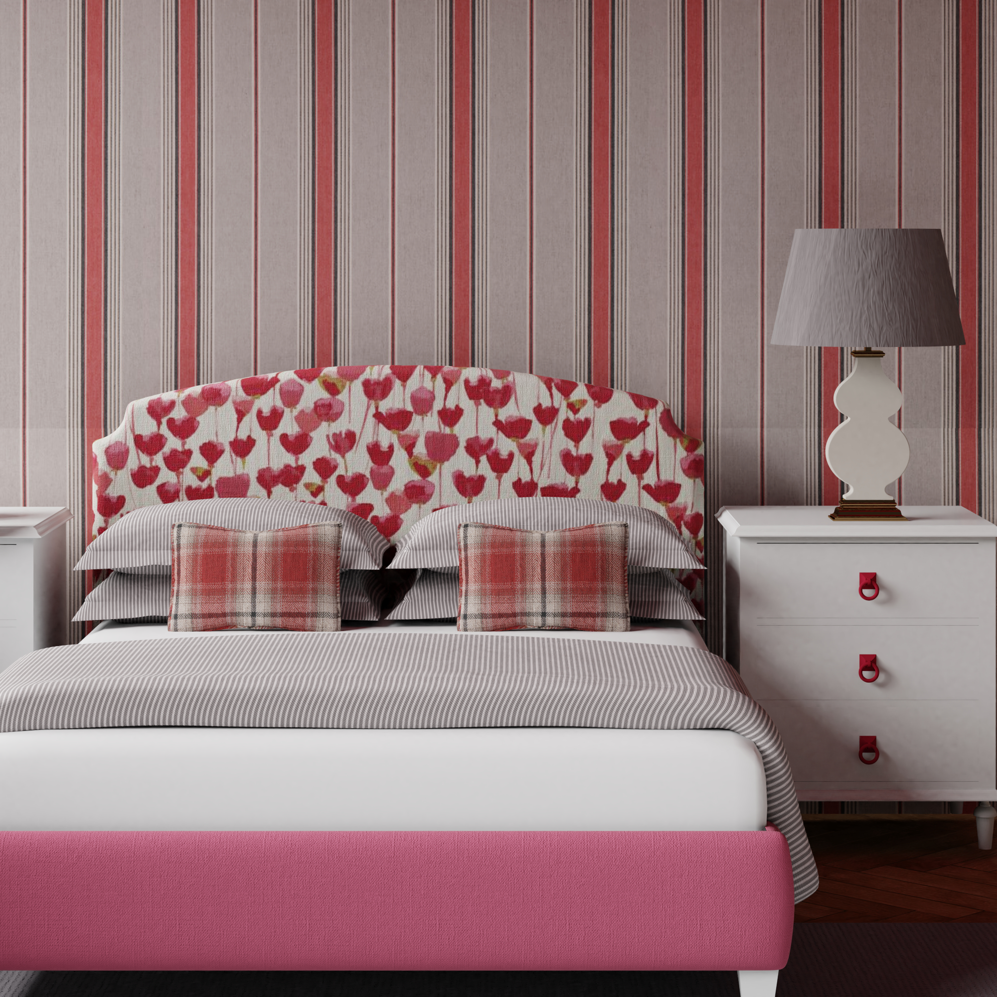 King sized upholstered beds by The Original Bed Co.