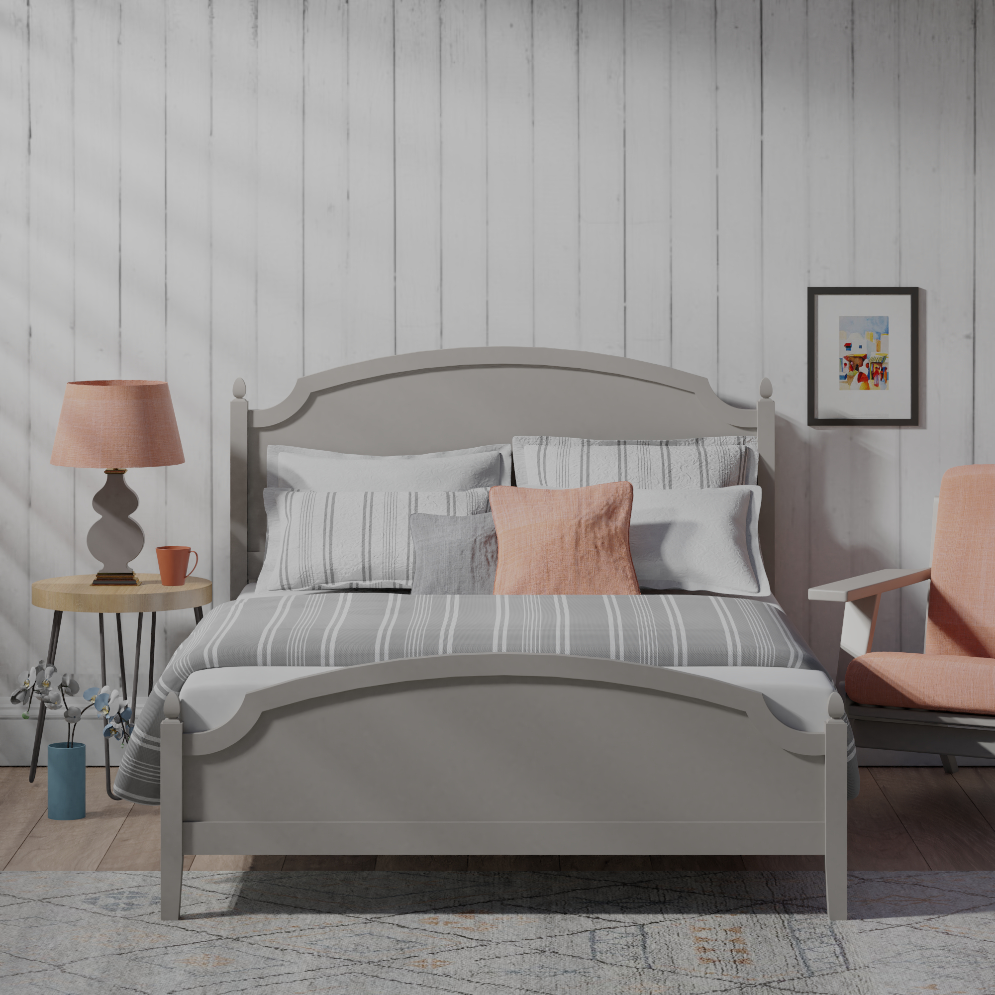 Kipling wooden bed - Image 3