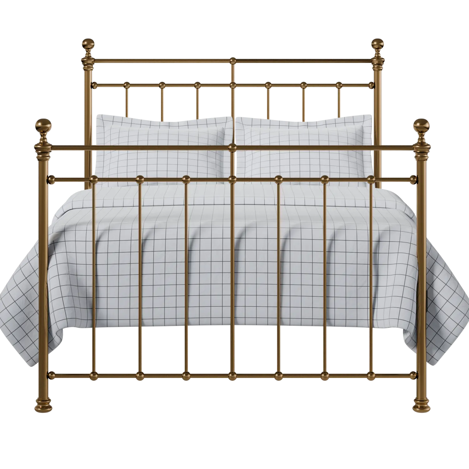 Blyth brass bed with Juno mattress