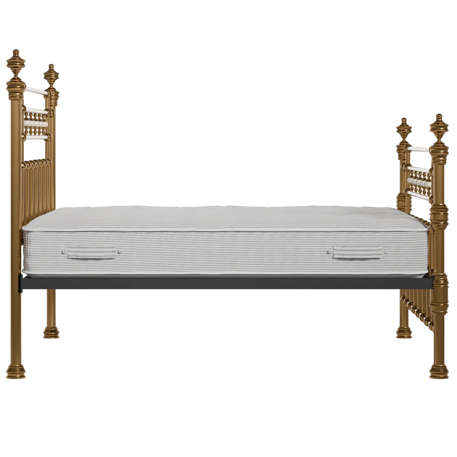 Boyne brass bed with Juno mattress