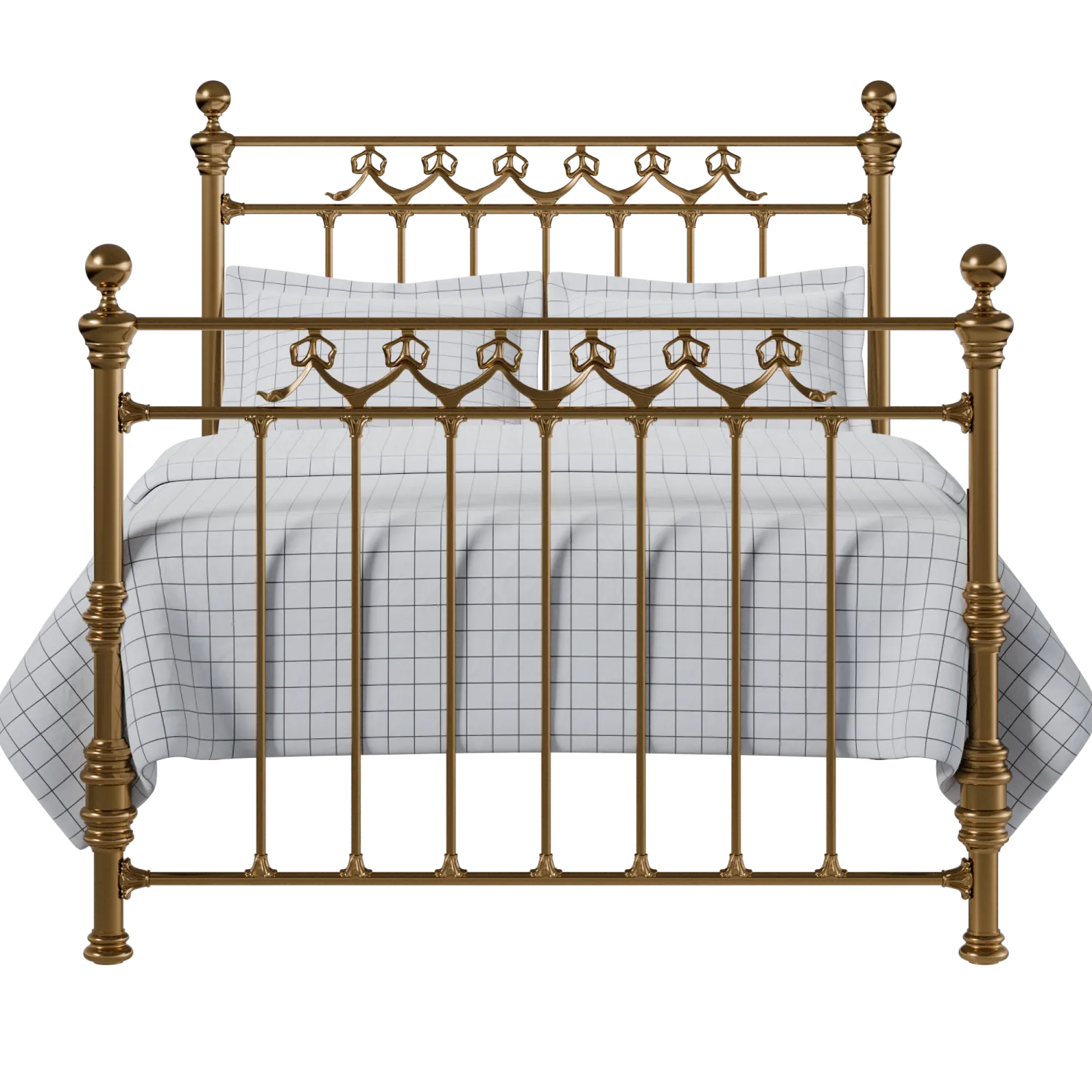 Braemore brass bed with Juno mattress