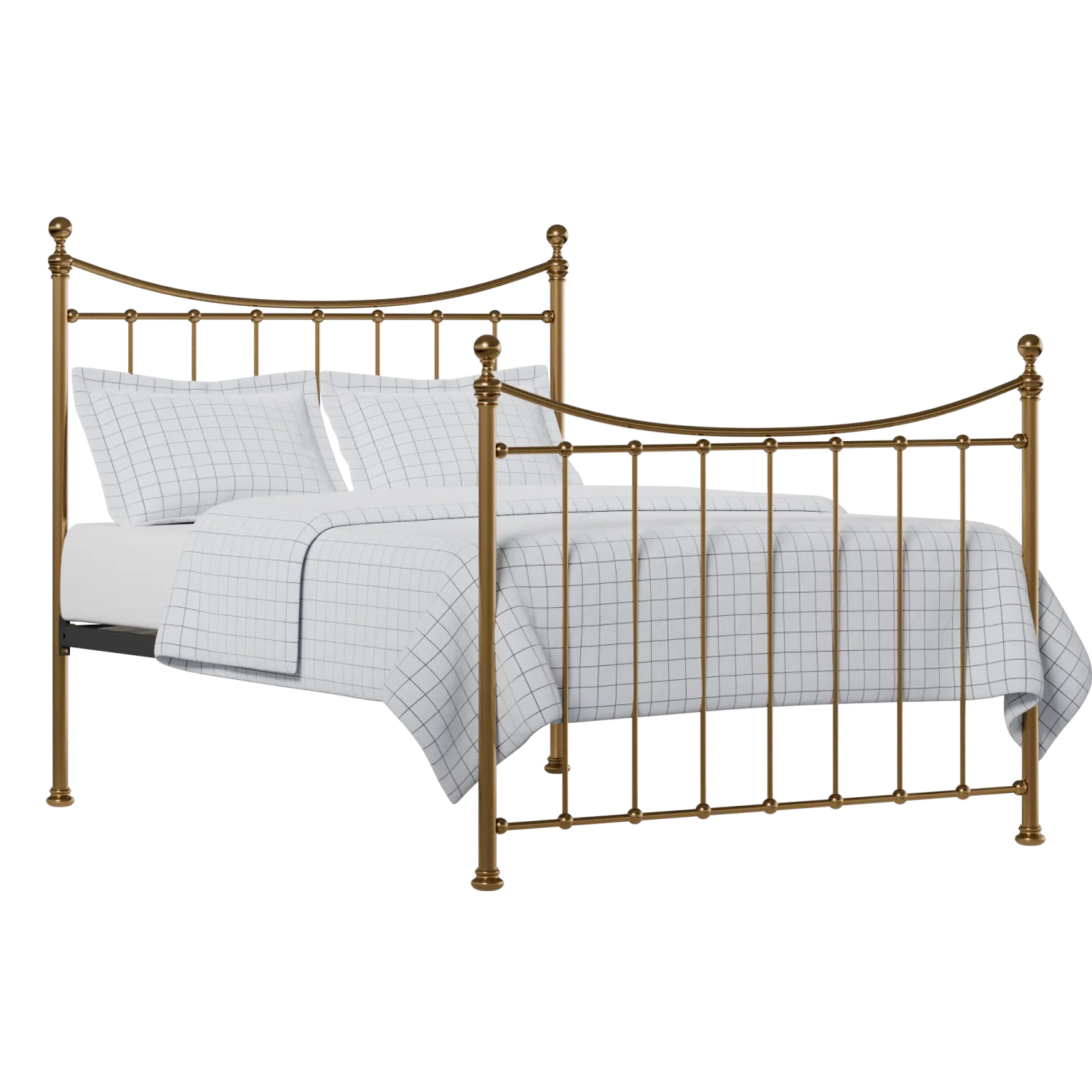 Kendal lit en laiton avec matelas
