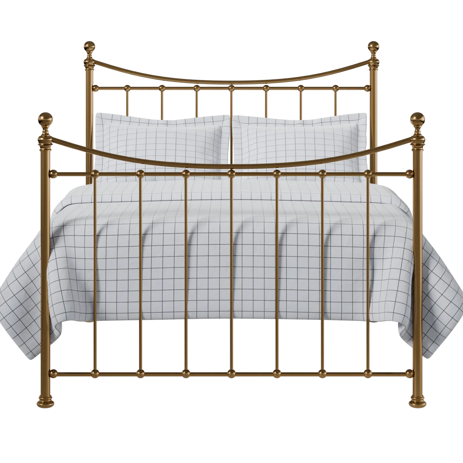 Kendal lit en laiton avec matelas