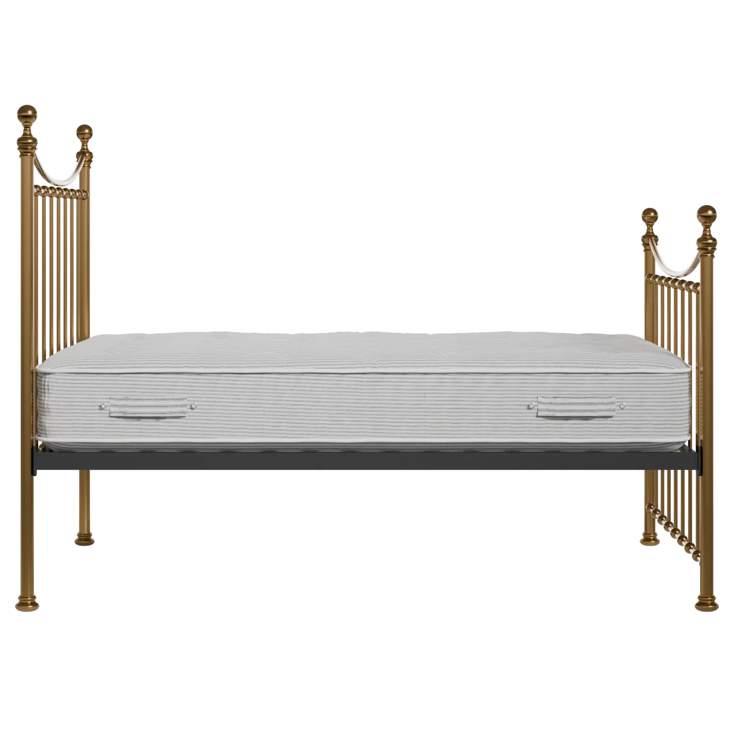 Kendal lit en laiton avec matelas