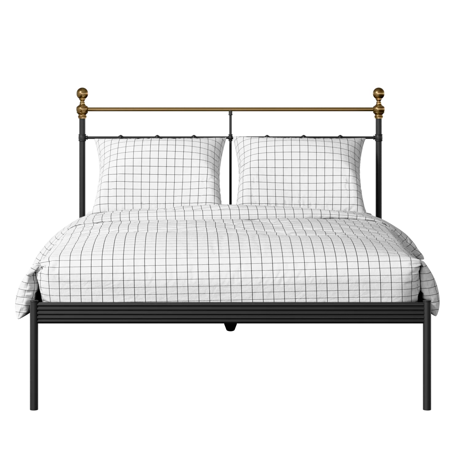 Iver iron/metal bed in black