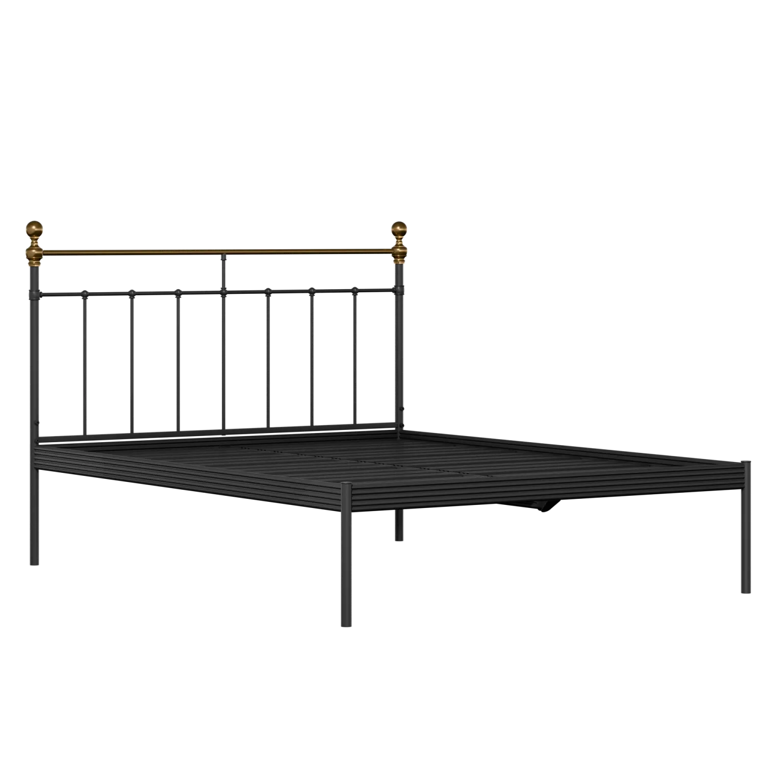 Iver iron/metal bed in black
