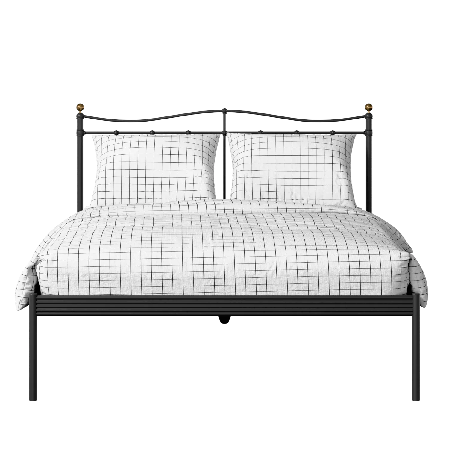 Lambeth iron/metal bed in black