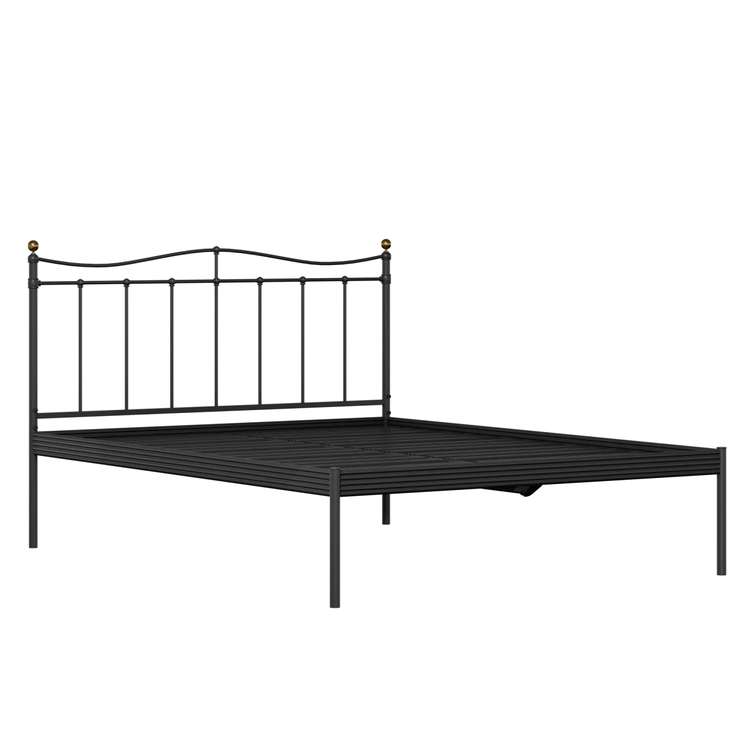 Lambeth iron/metal bed in black