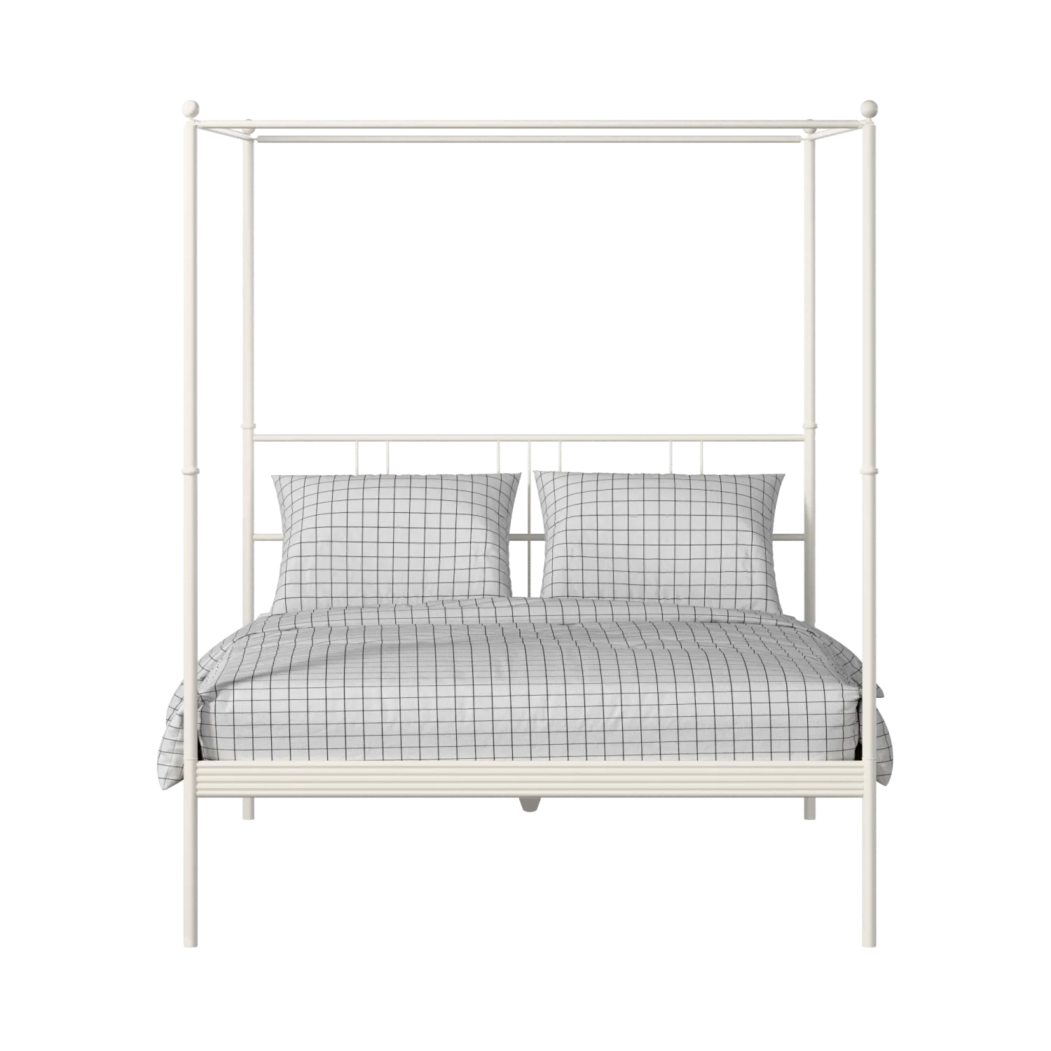 Perryn iron/metal bed in ivory