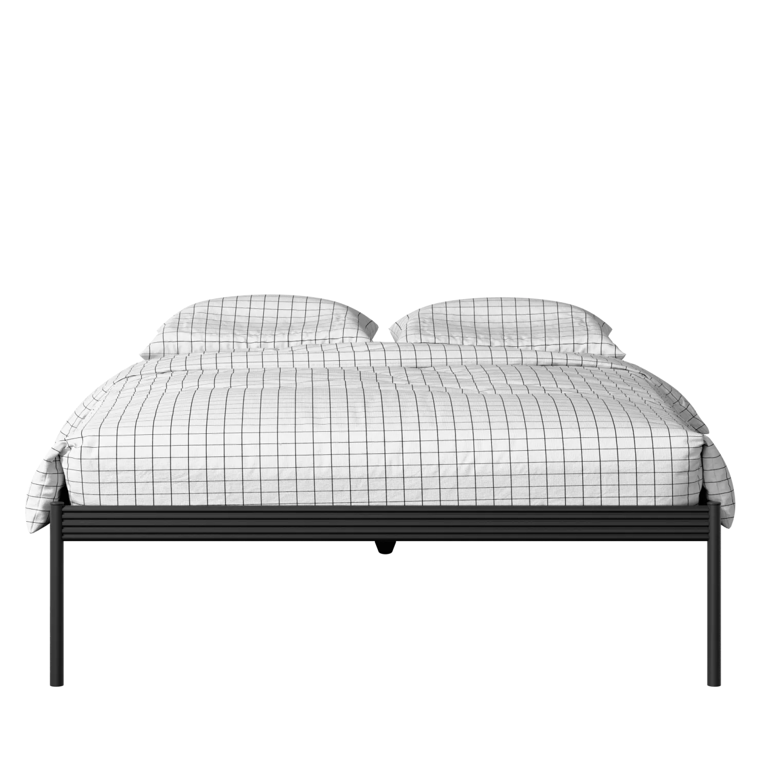 Pinner iron/metal bed in black