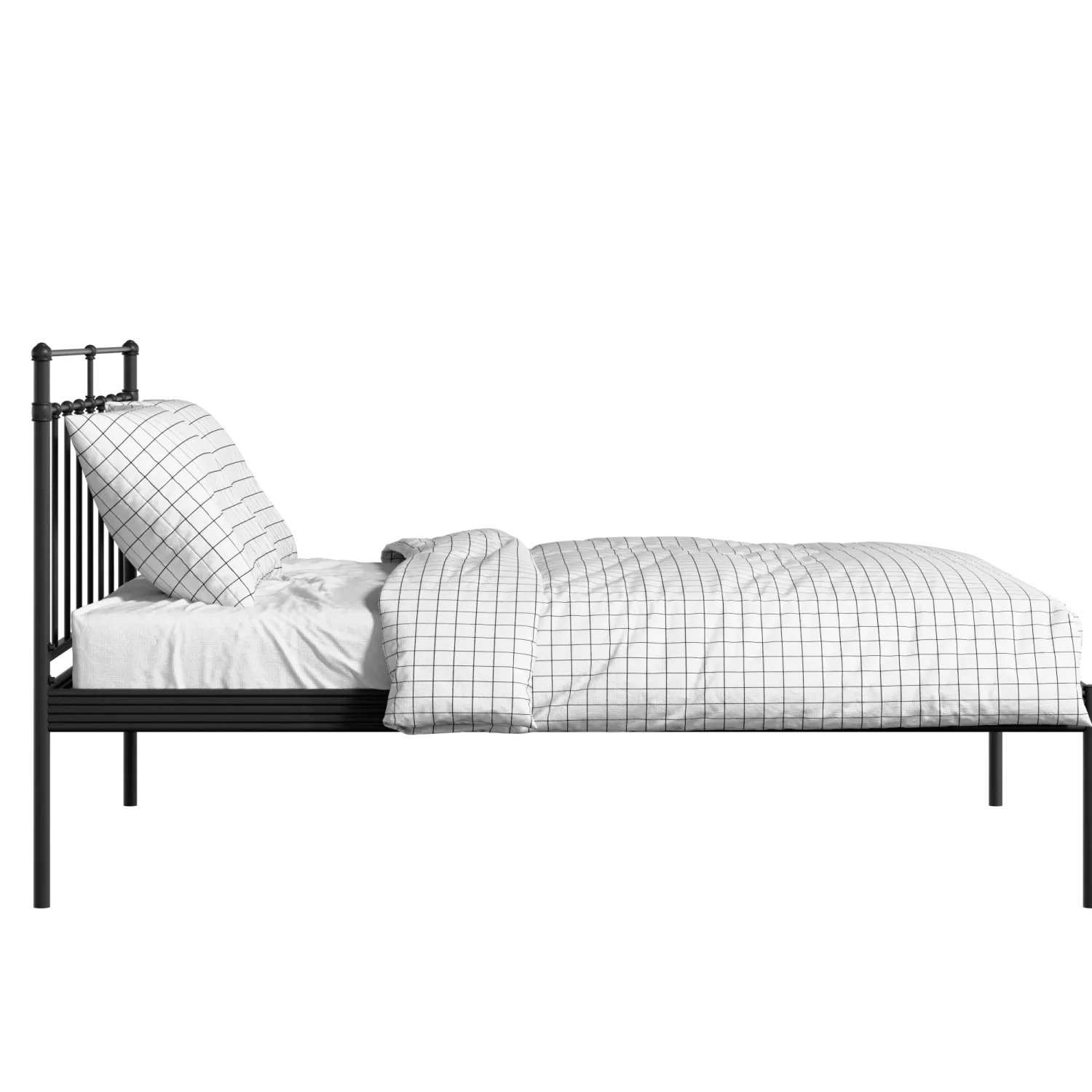 Richmond lit en métal noir avec matelas