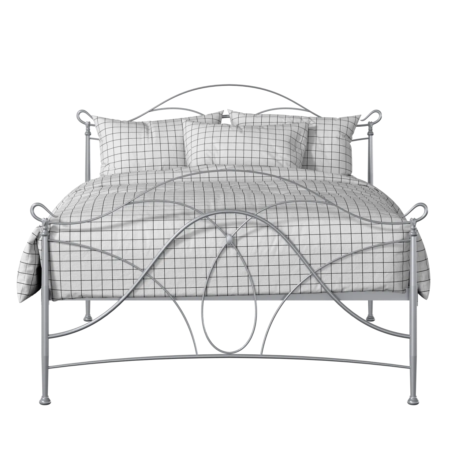 Ardo iron/metal bed in silver