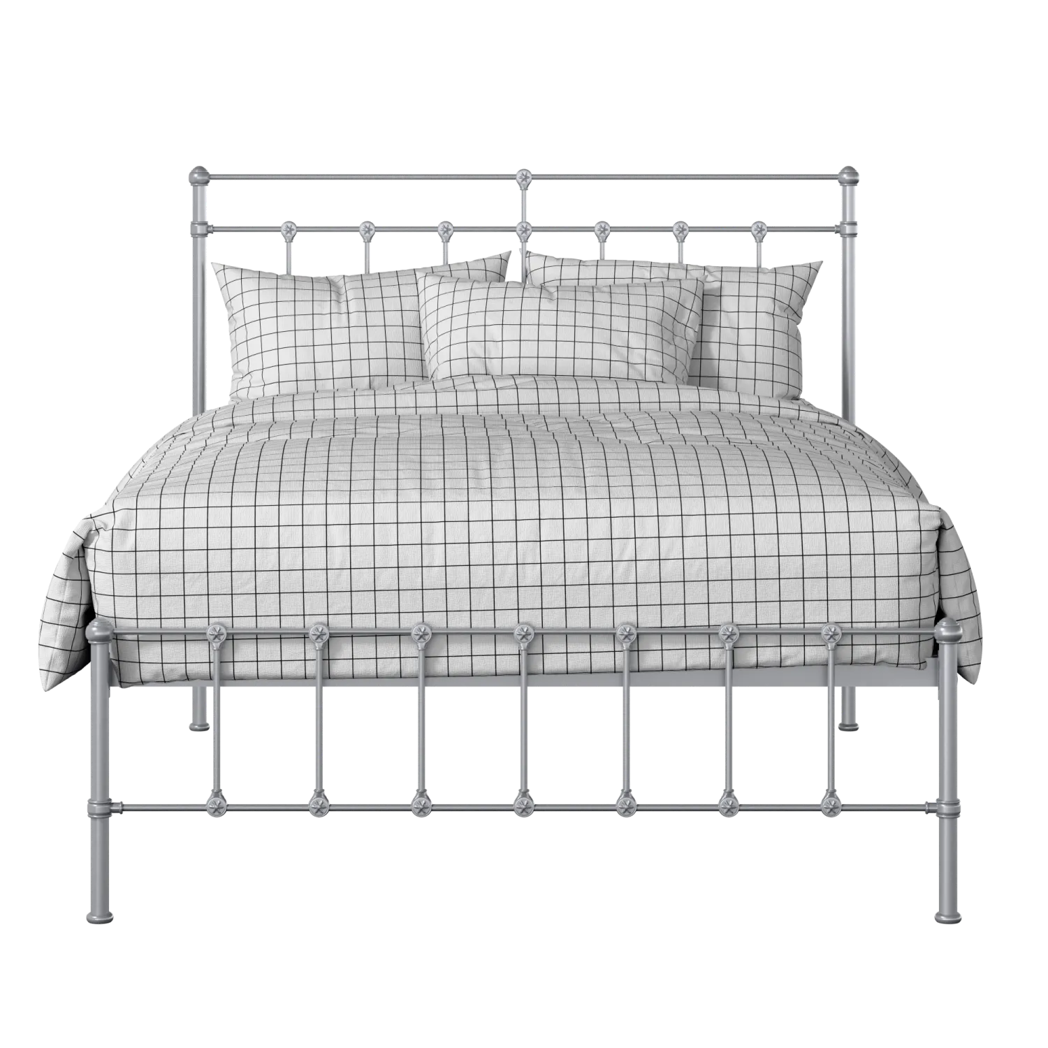 Ashley iron/metal bed in silver