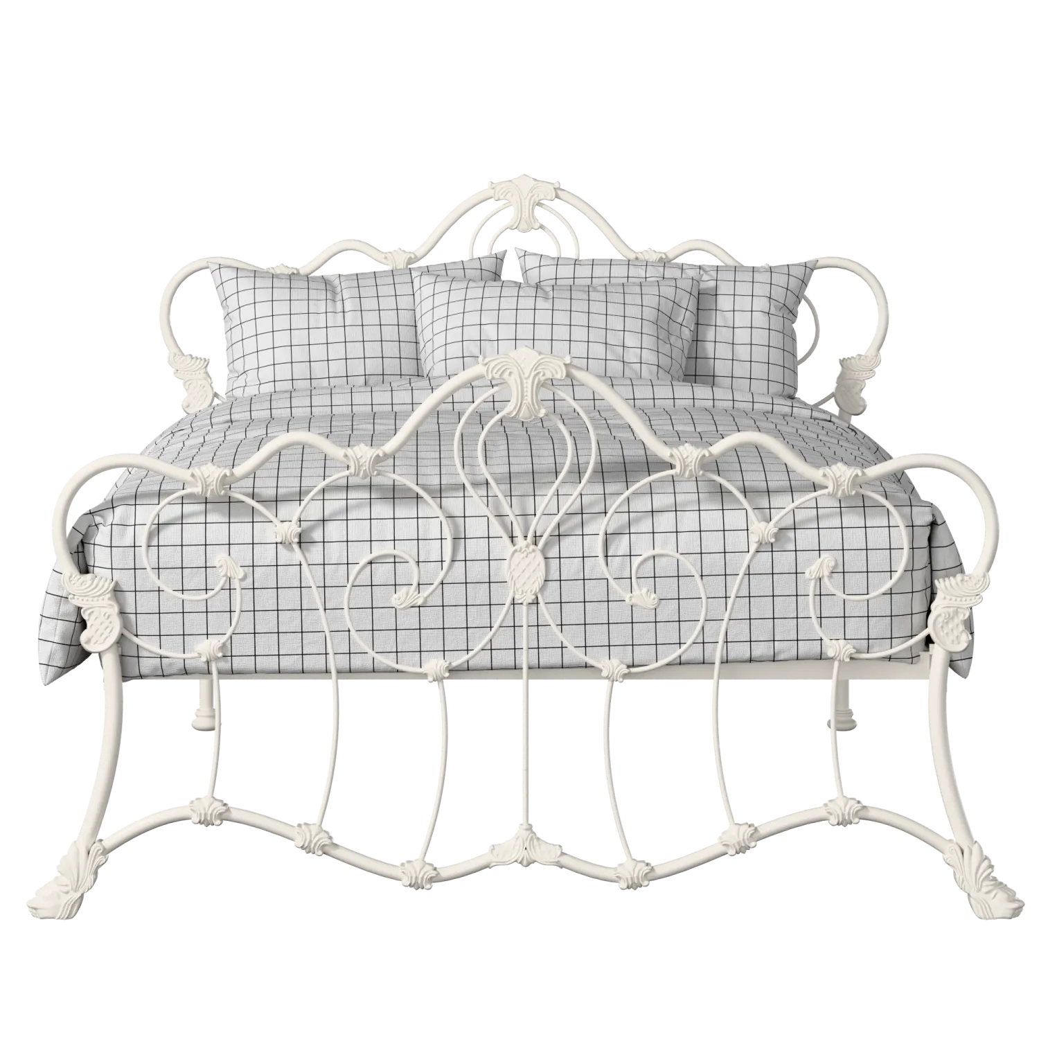 Athalone iron/metal bed in ivory