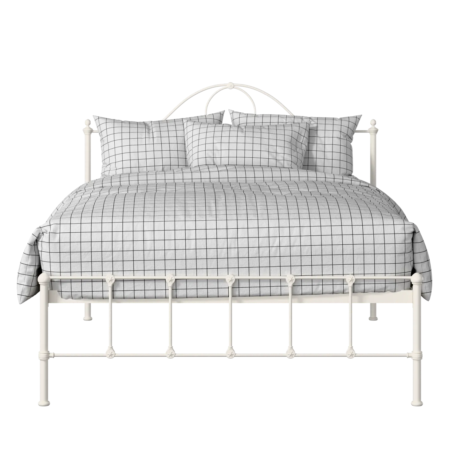 Athena iron/metal bed in ivory