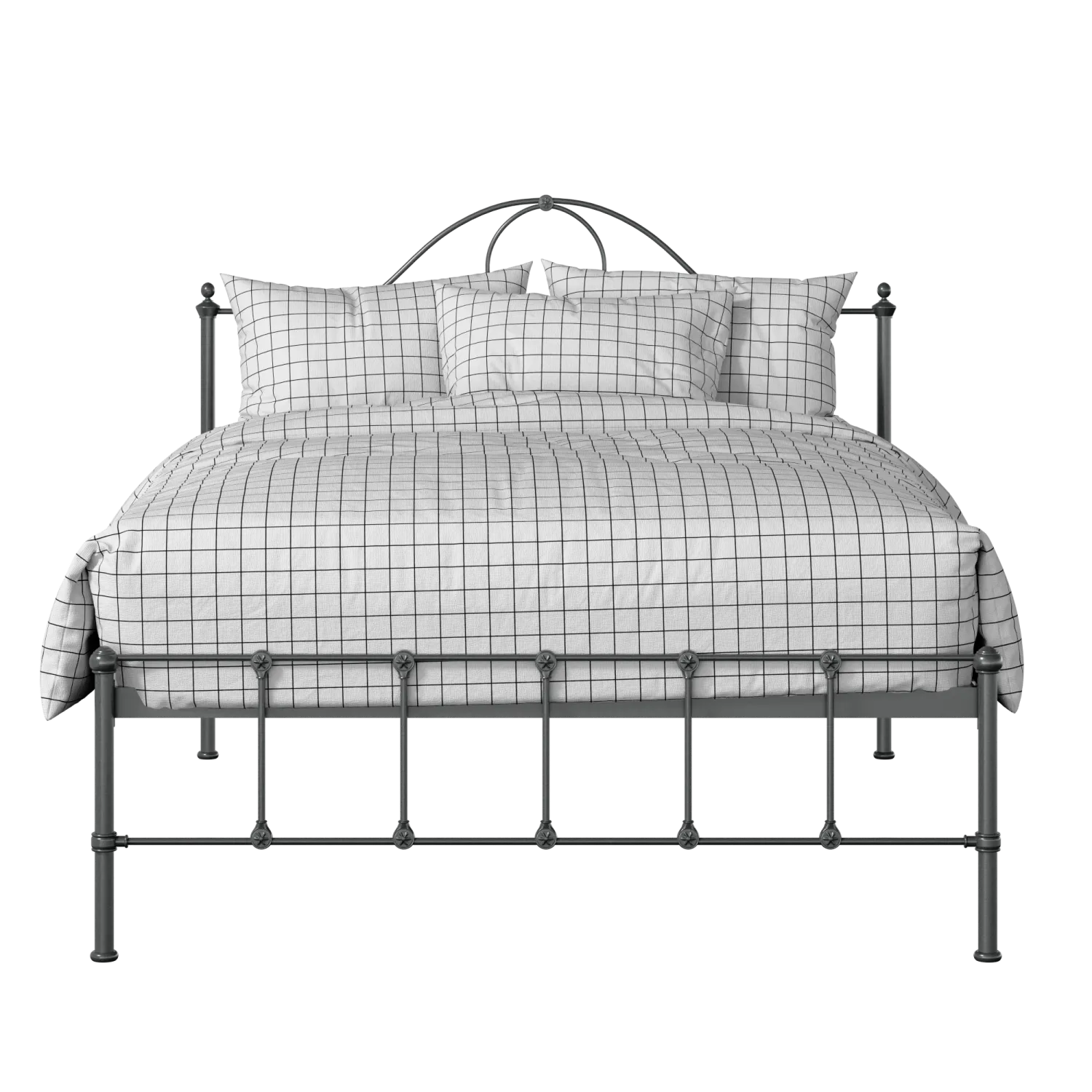 Athena iron/metal bed in pewter