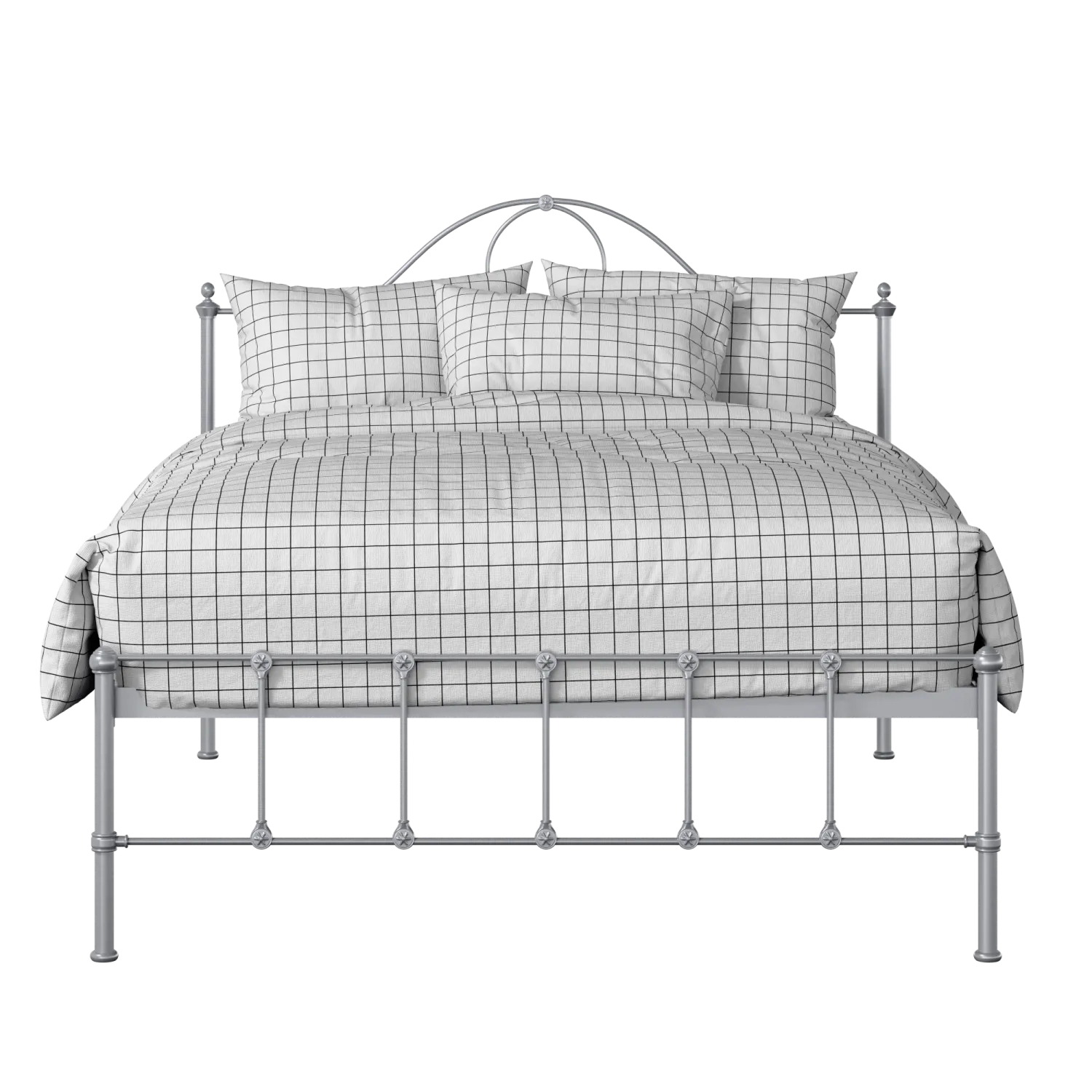 Athena iron/metal bed in silver