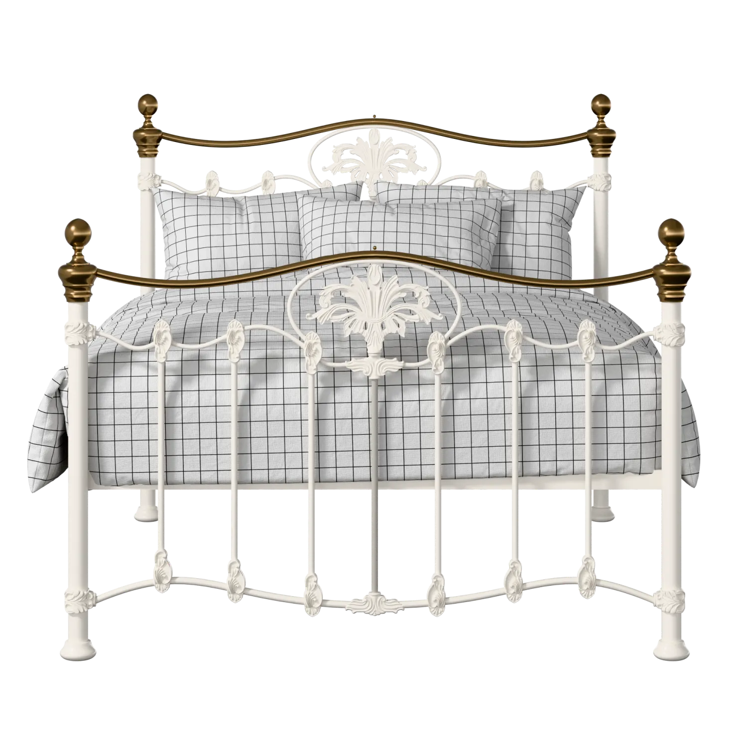 Camolin iron/metal bed in ivory