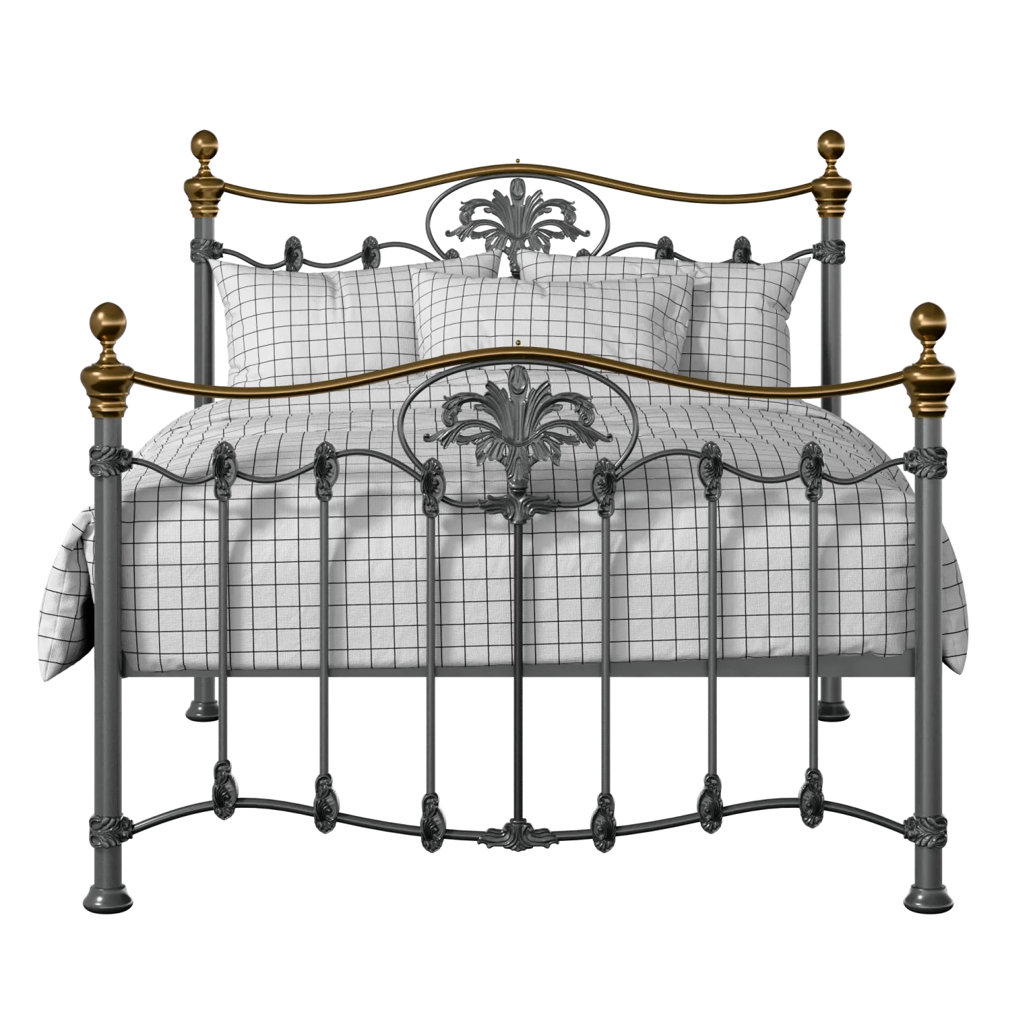 Camolin iron/metal bed in pewter