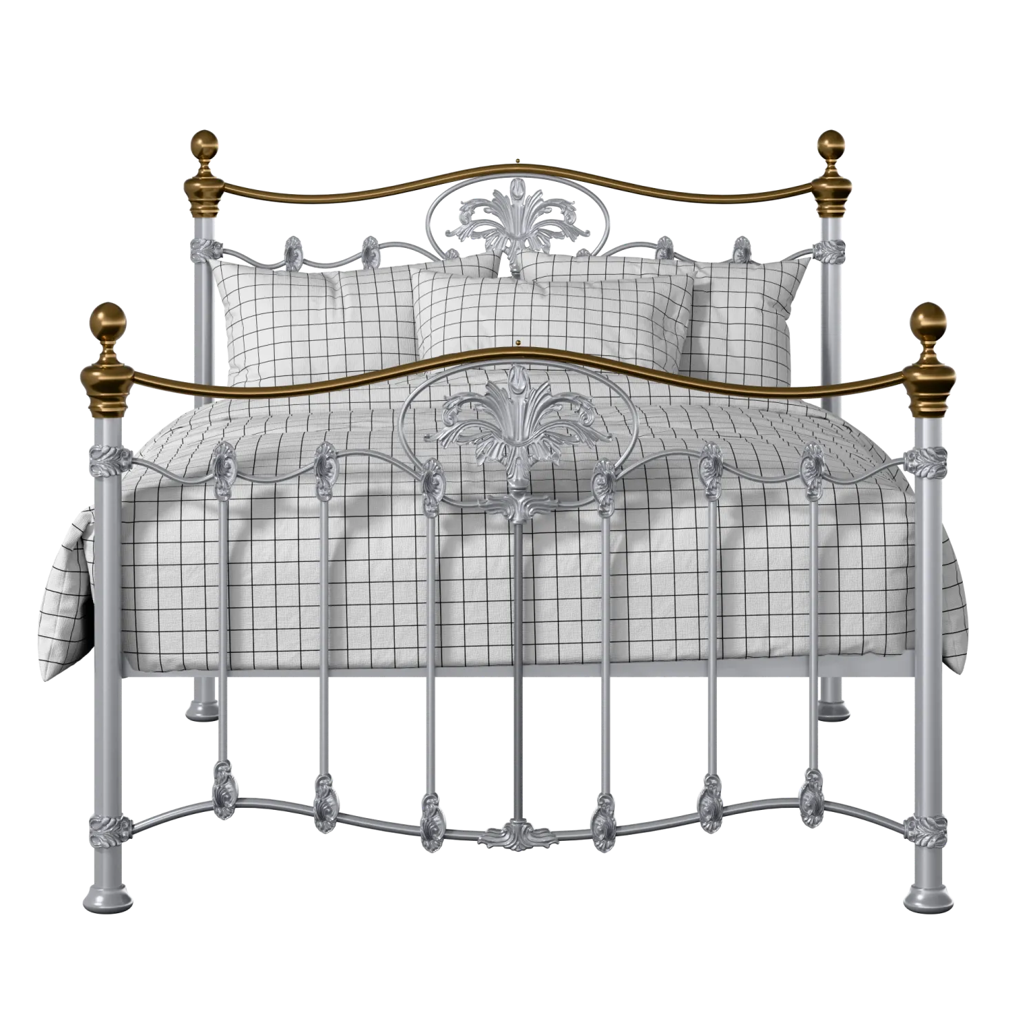 Camolin iron/metal bed in silver