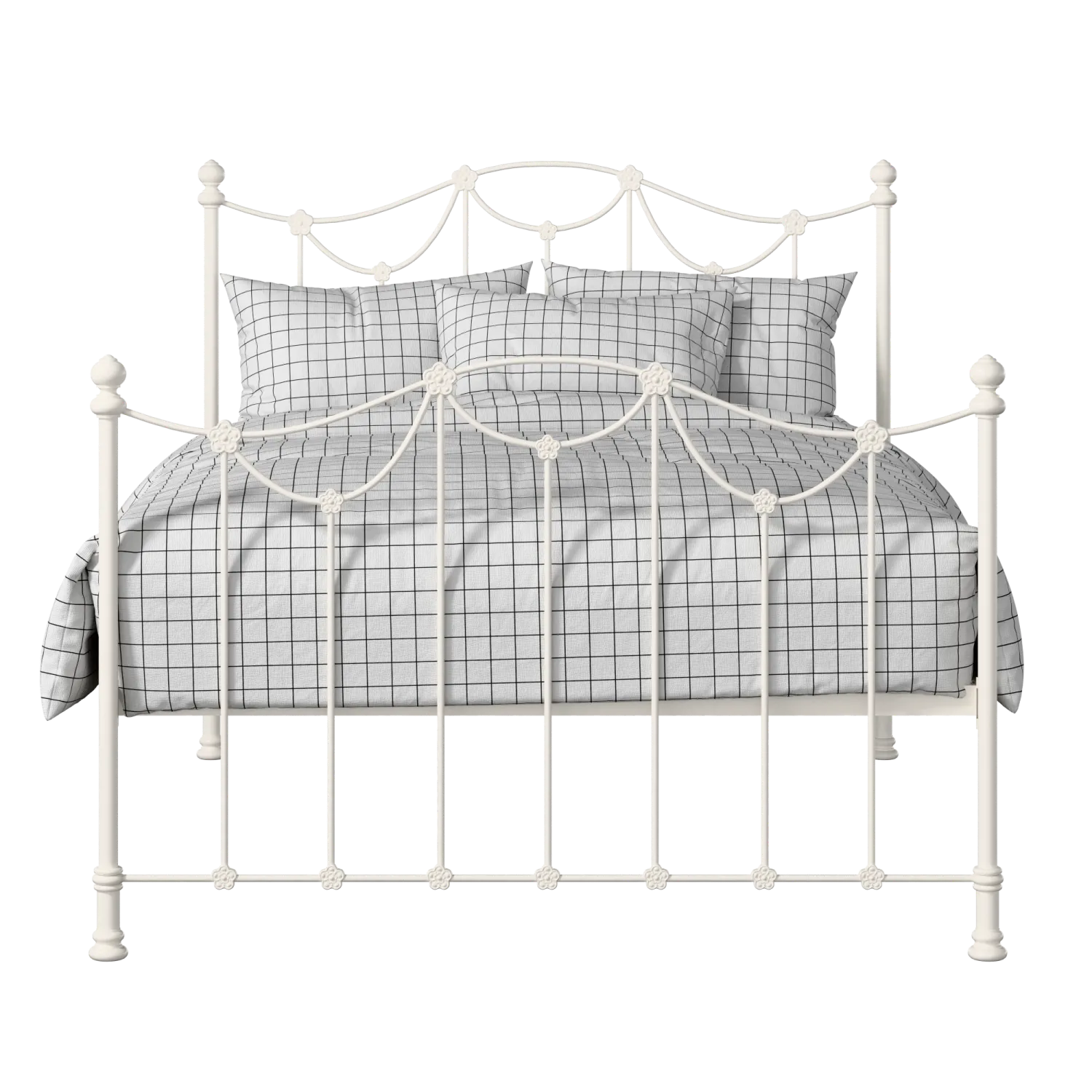 Carie ijzeren bed in ivoor