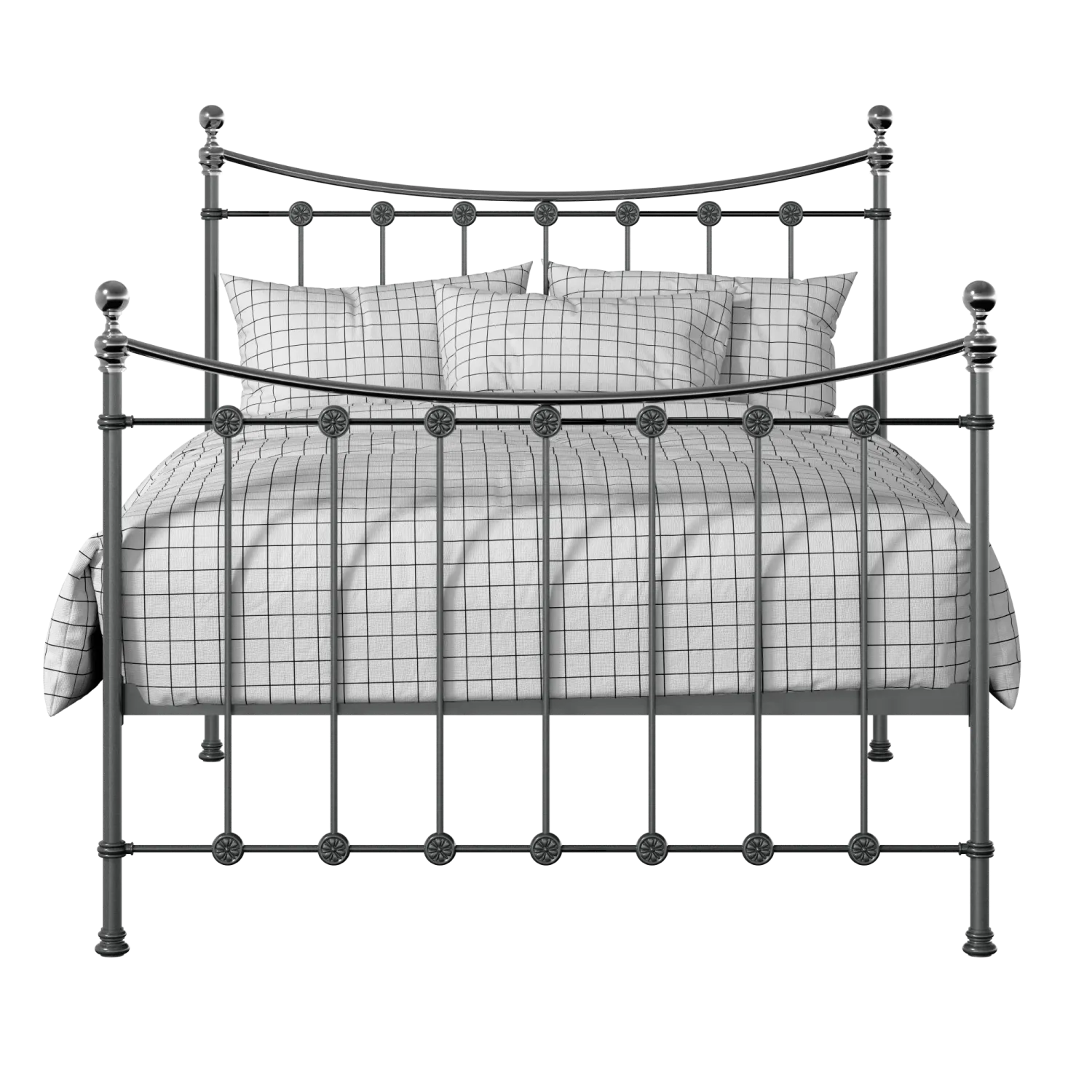 Carrick Chromo iron/metal bed in pewter