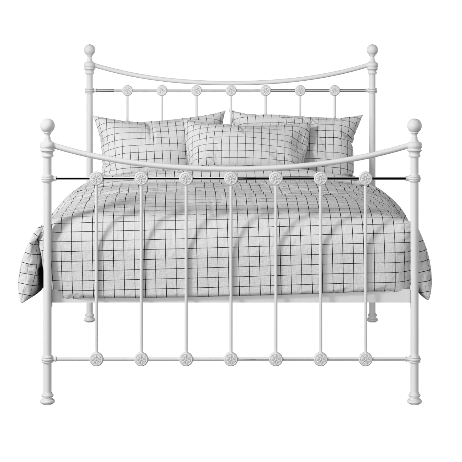 Carrick Solo iron/metal bed in white