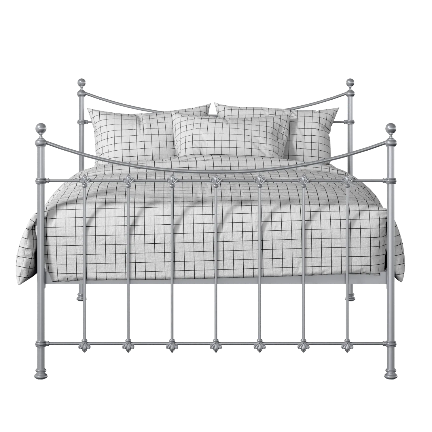Chatsworth iron/metal bed in silver
