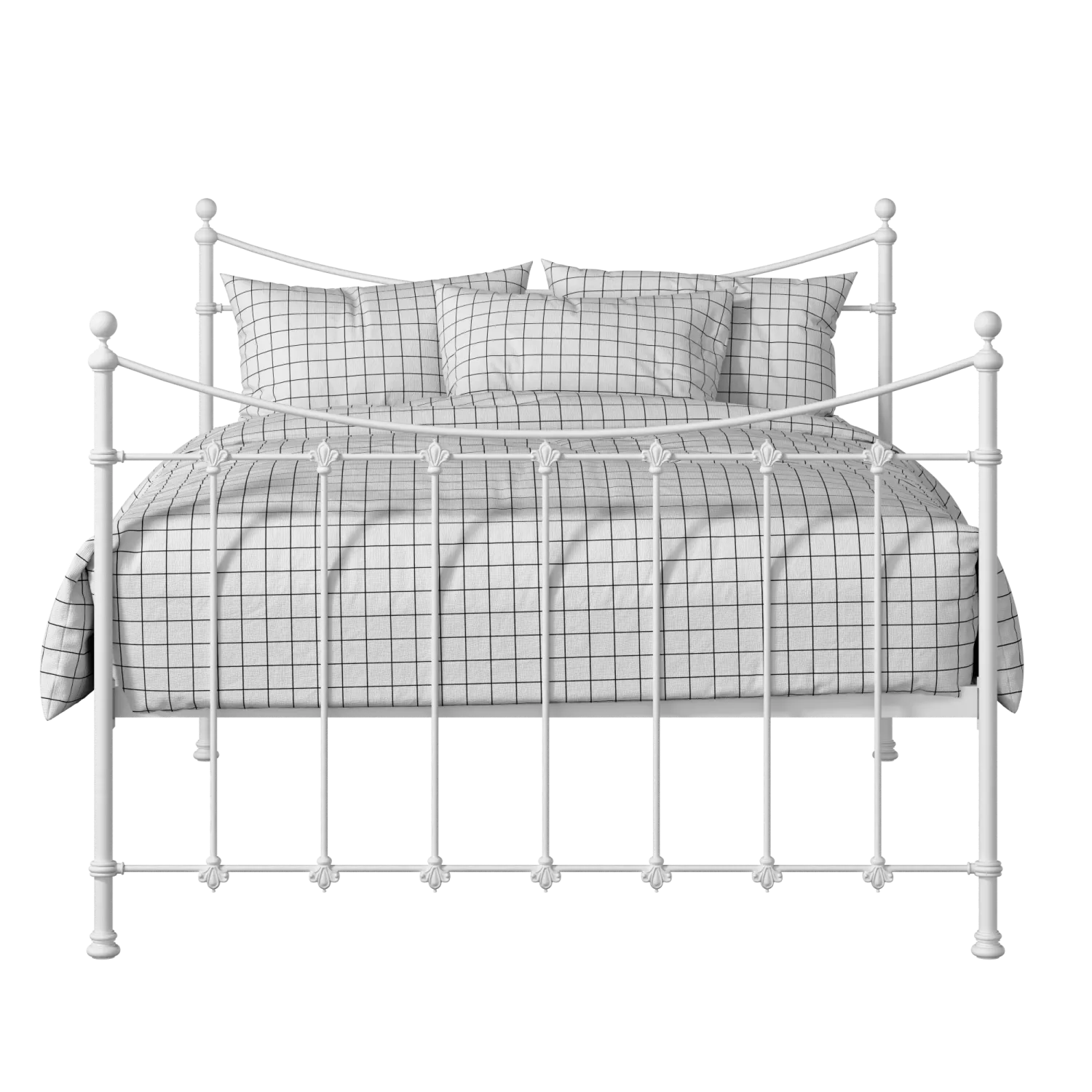 Chatsworth iron/metal bed in white