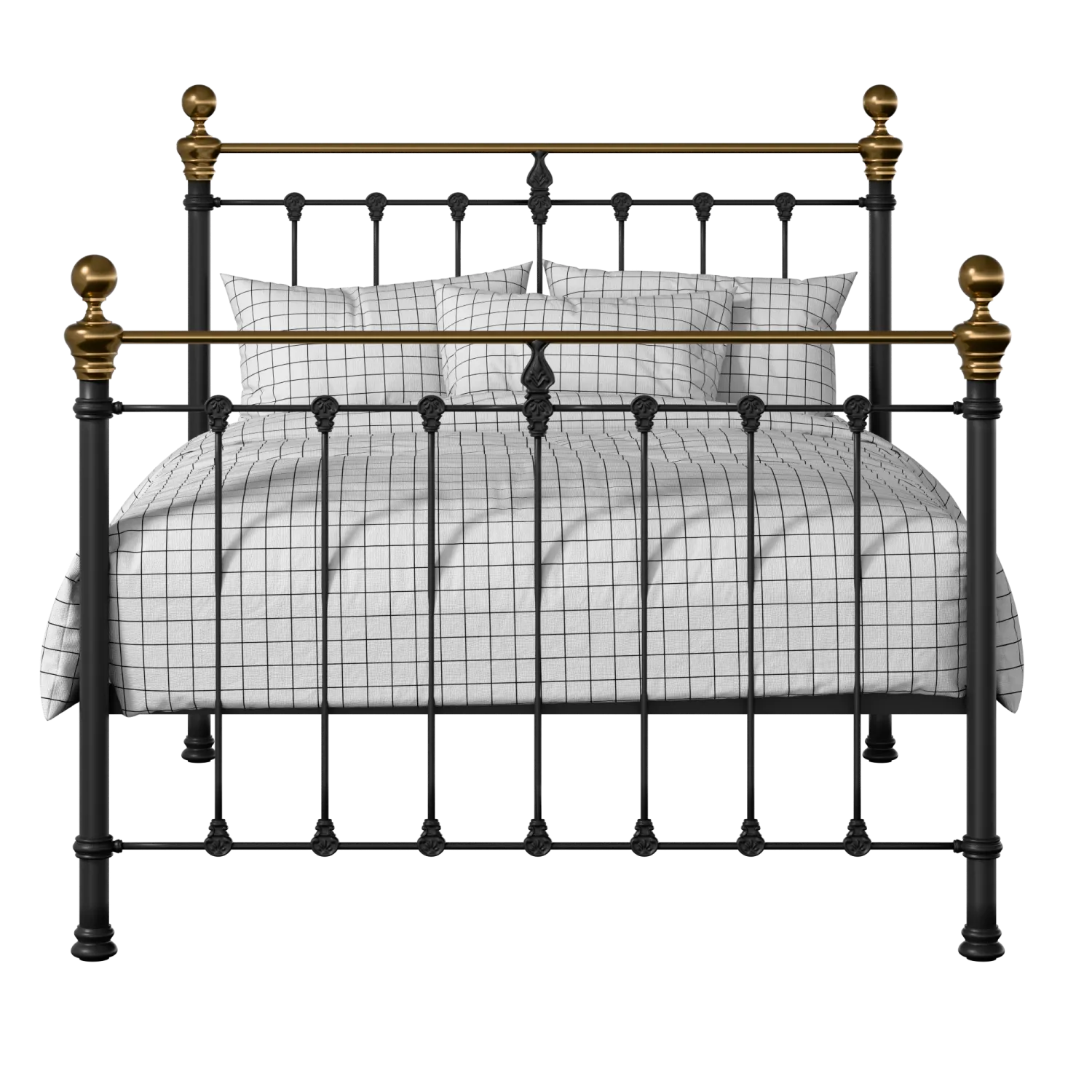 Hamilton iron/metal bed in black