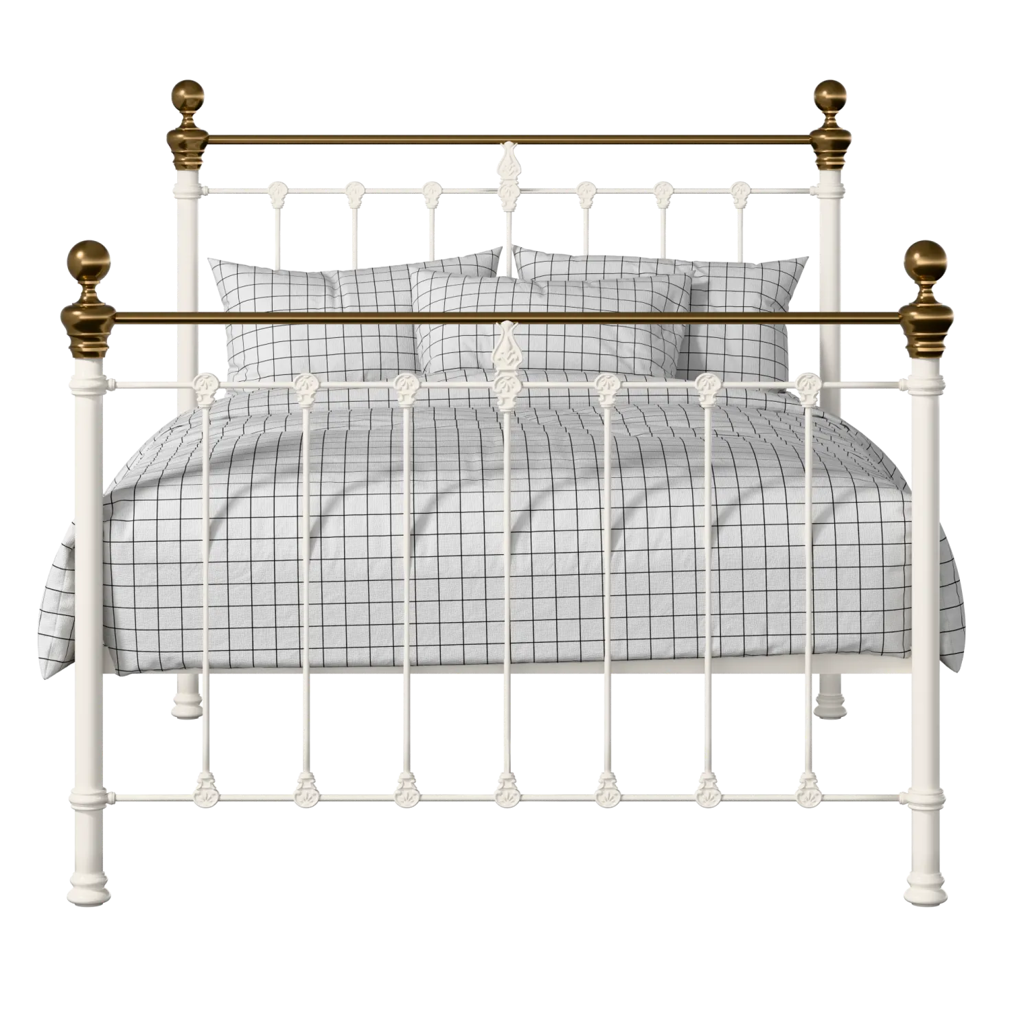 Hamilton iron/metal bed in ivory