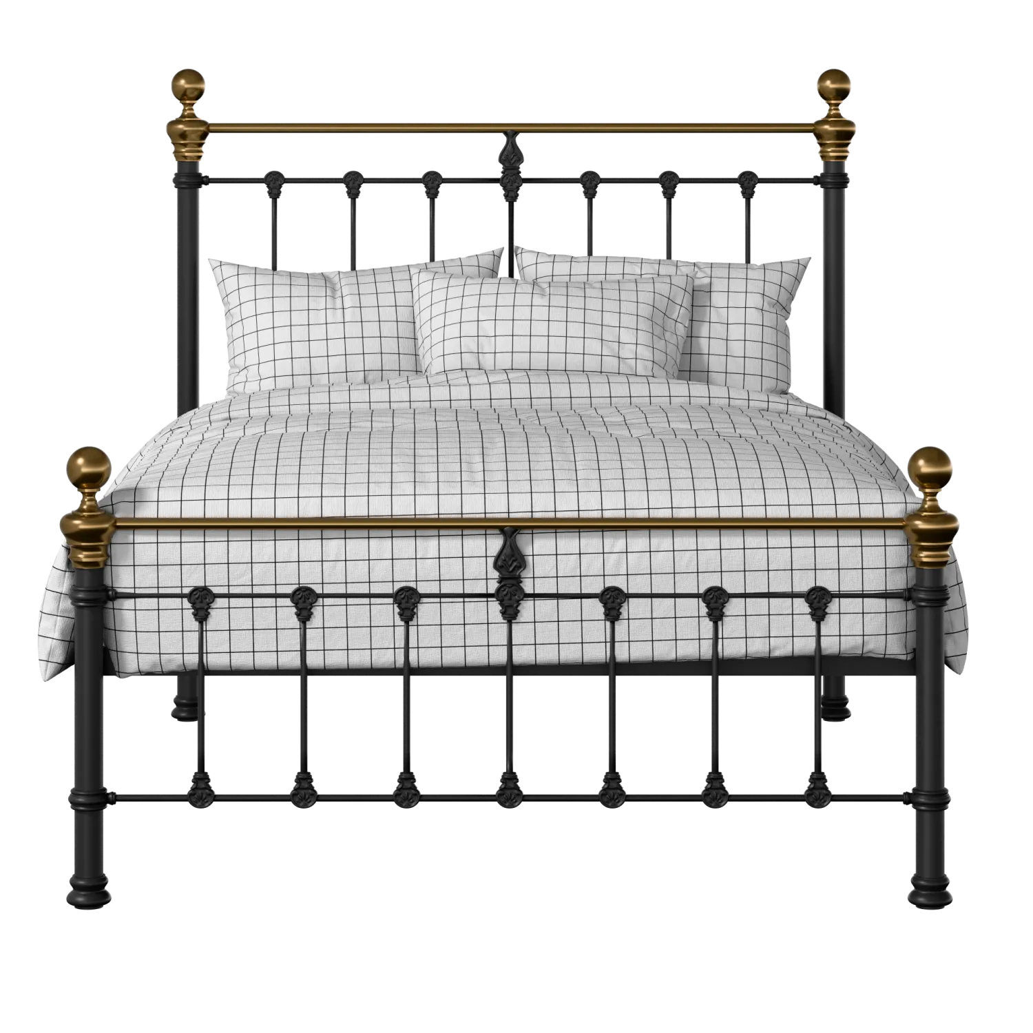 Hamilton Low Footend iron/metal bed in black