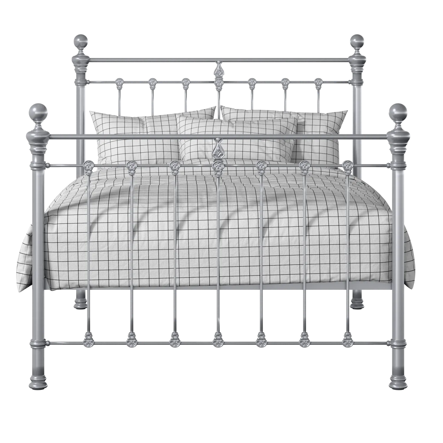 Hamilton Solo iron/metal bed in silver