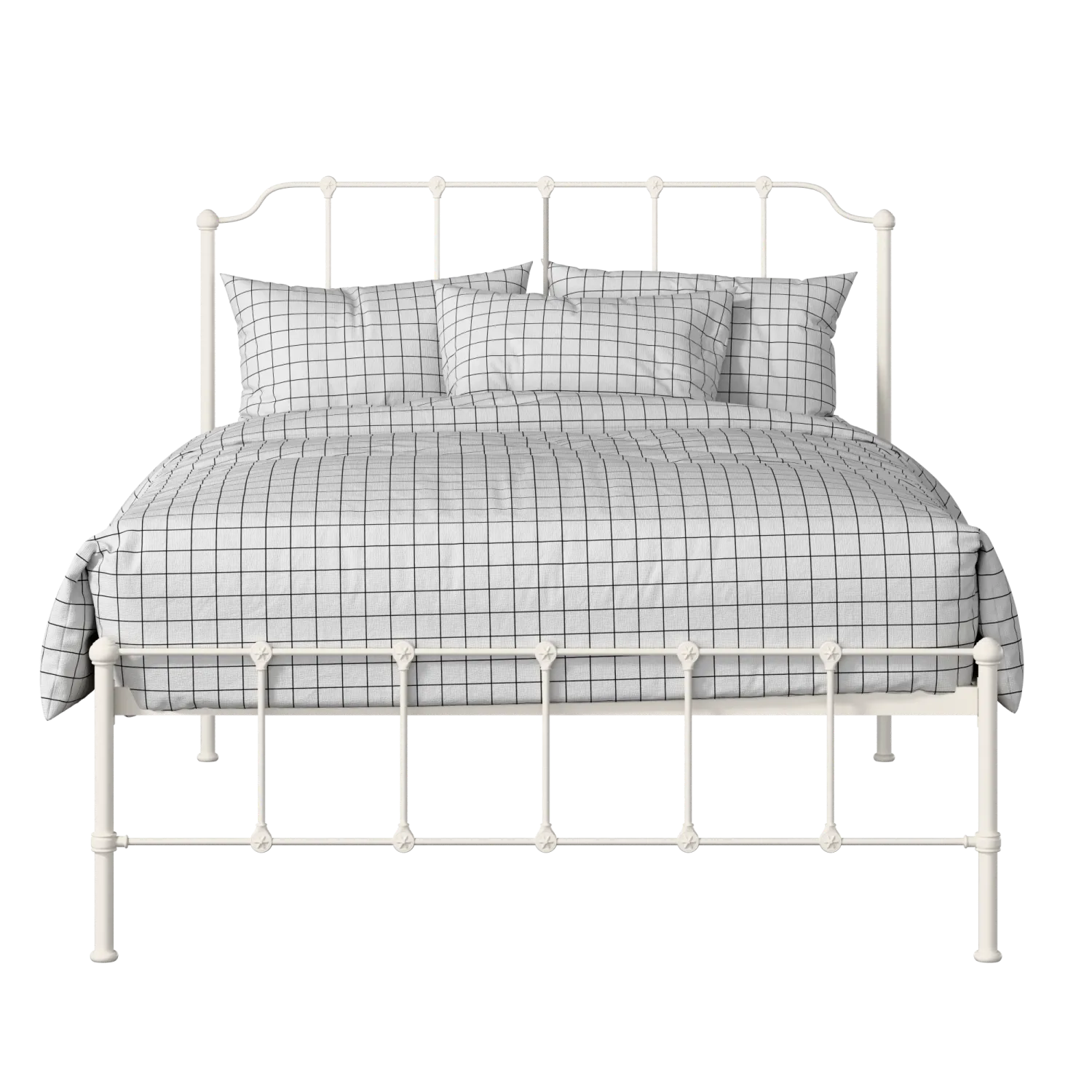 Julia iron/metal bed in ivory