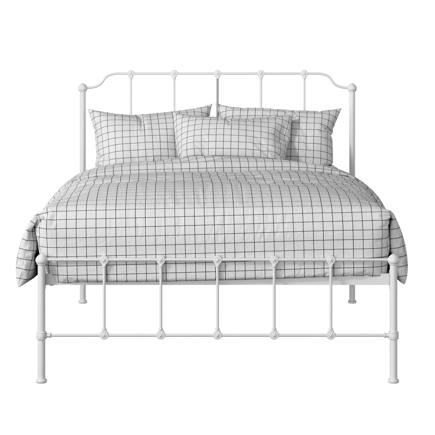 Julia iron/metal bed in white