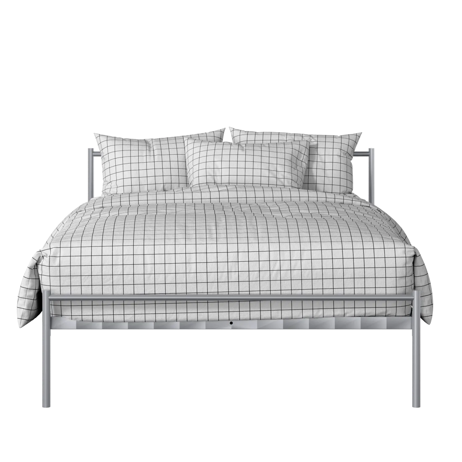 Meiji iron/metal bed in silver