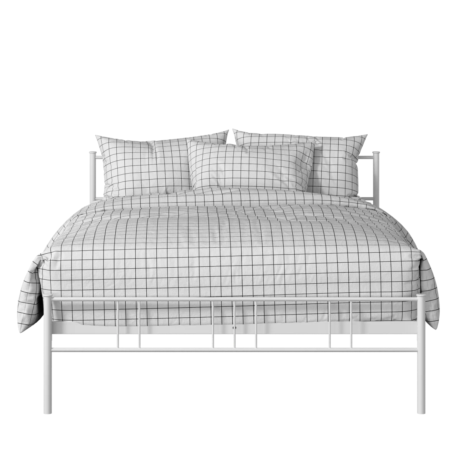 Mortlake ijzeren bed in wit