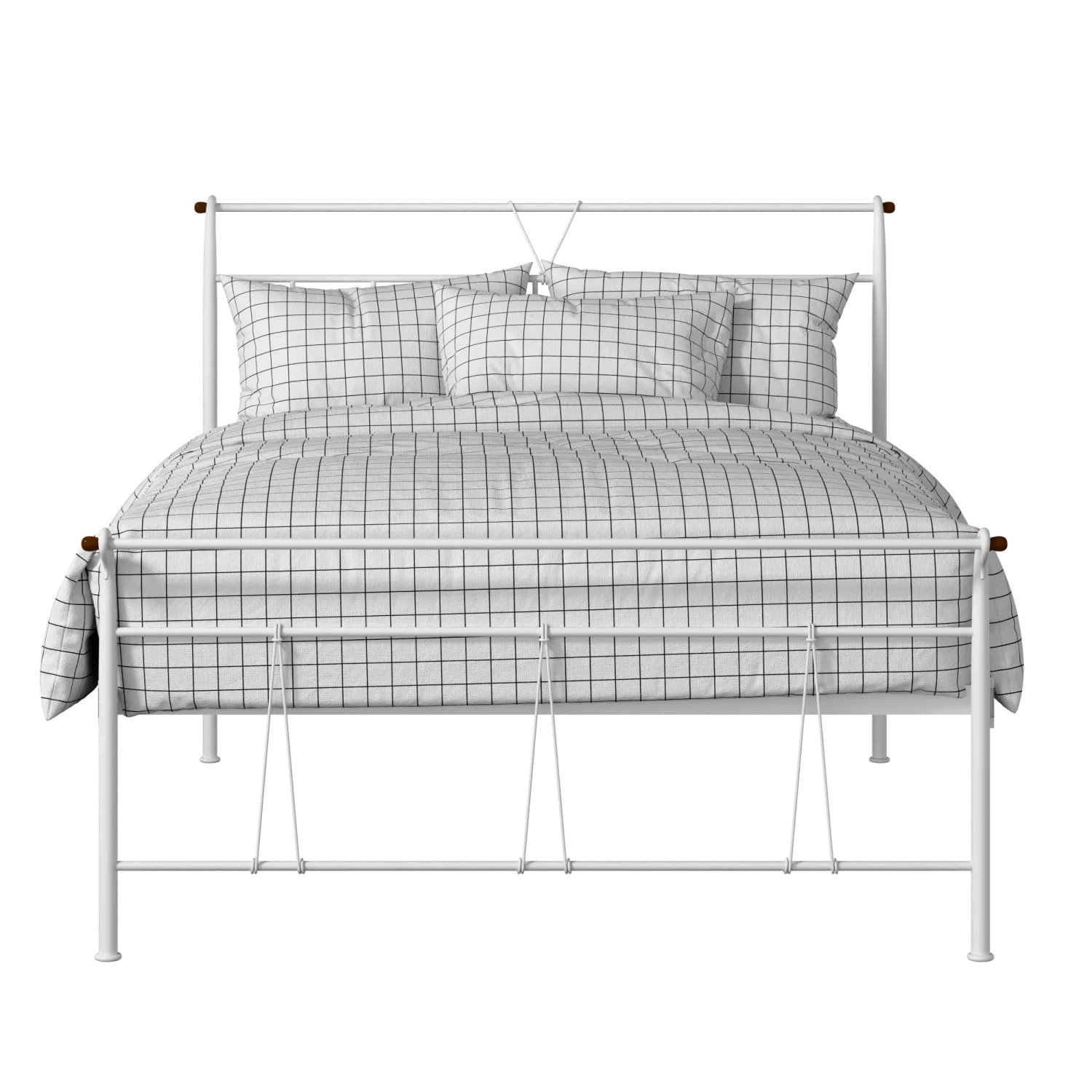 Pellini cama de metal en blanco