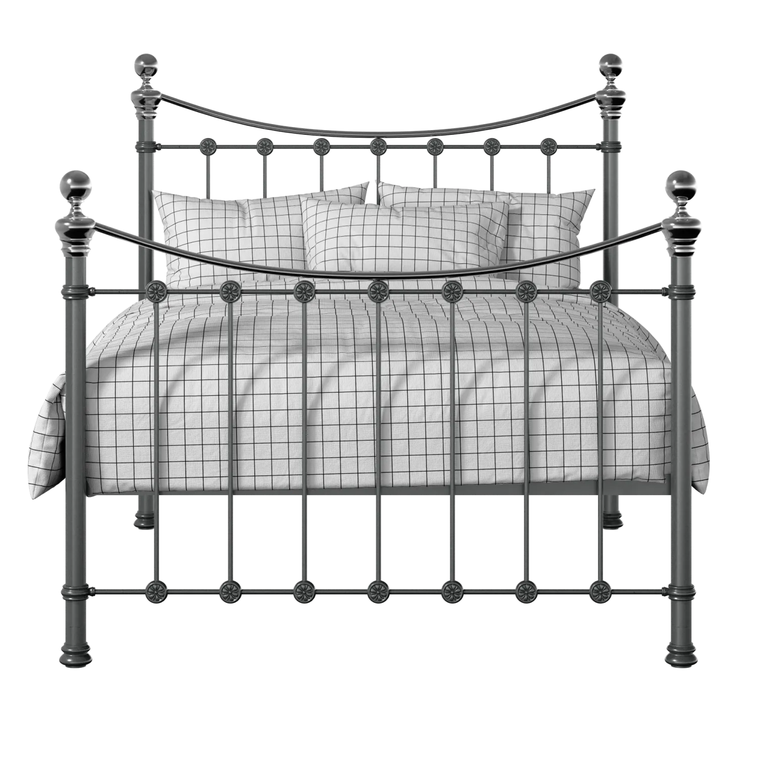 Selkirk Chromo iron/metal bed in pewter