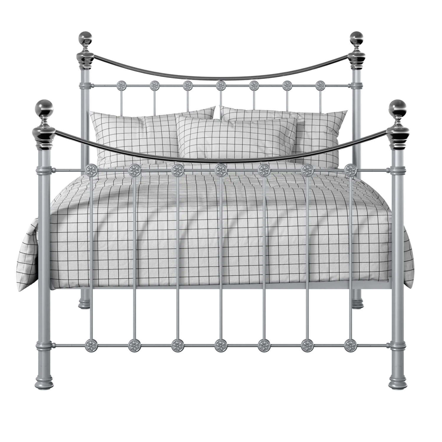 Selkirk Chromo iron/metal bed in silver