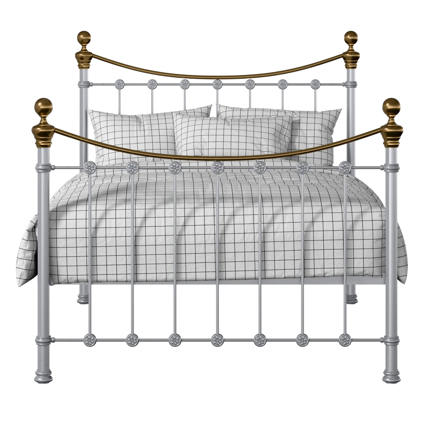Selkirk iron/metal bed in silver