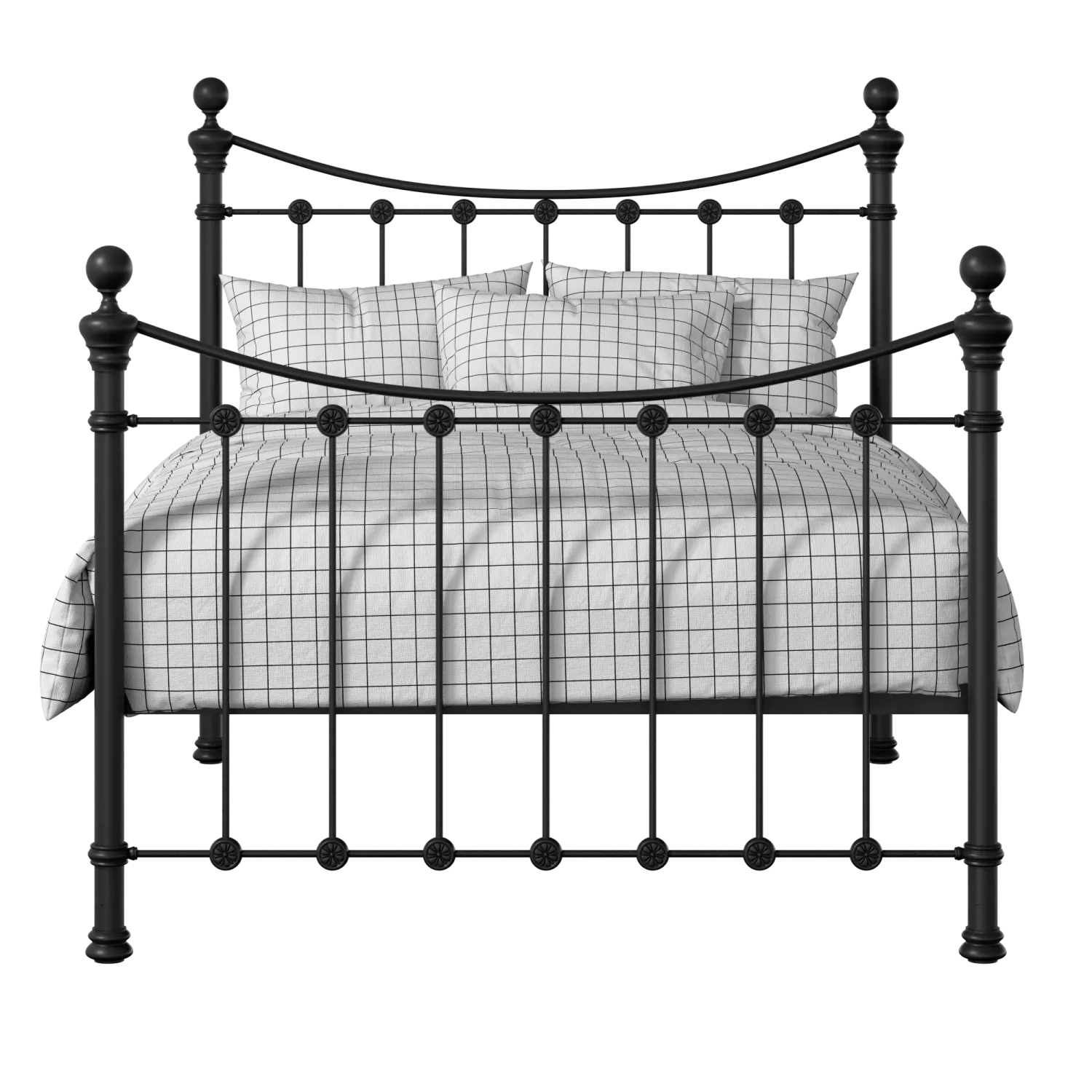 Selkirk Solo Metallbett in Schwarz