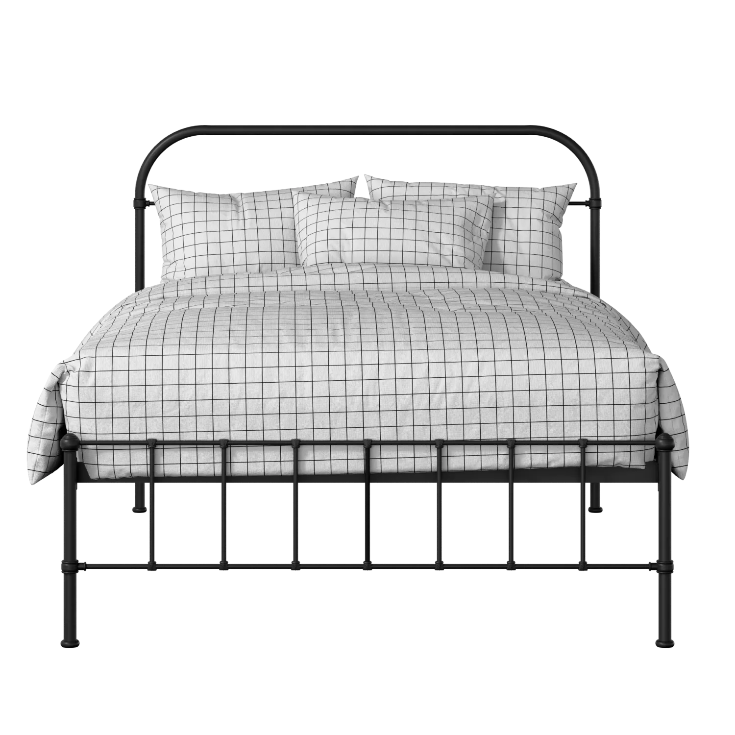 Solomon iron/metal bed in black
