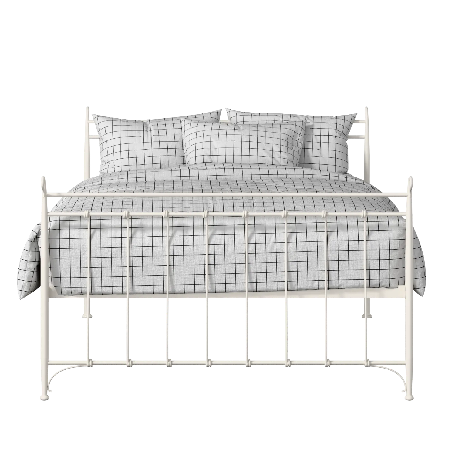 Tiffany iron/metal bed in ivory
