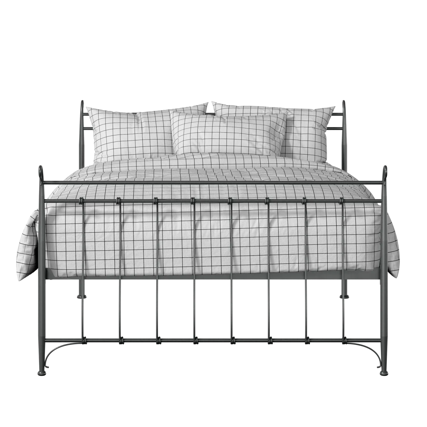Tiffany iron/metal bed in pewter