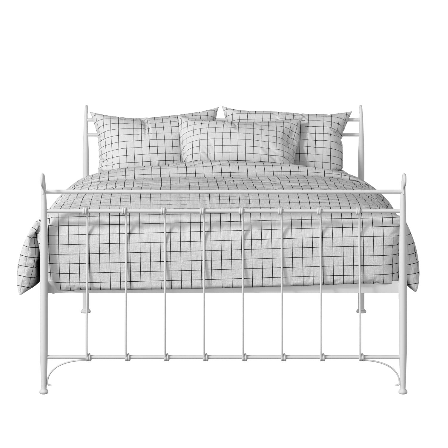 Tiffany iron/metal bed in white