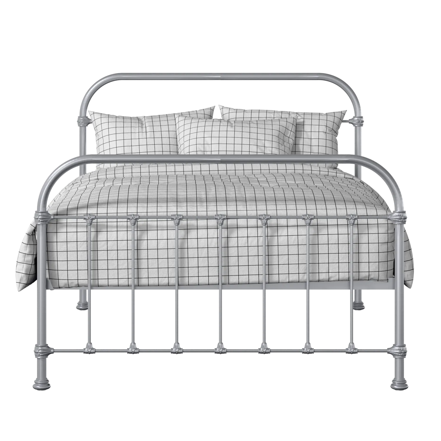 Timolin iron/metal bed in silver