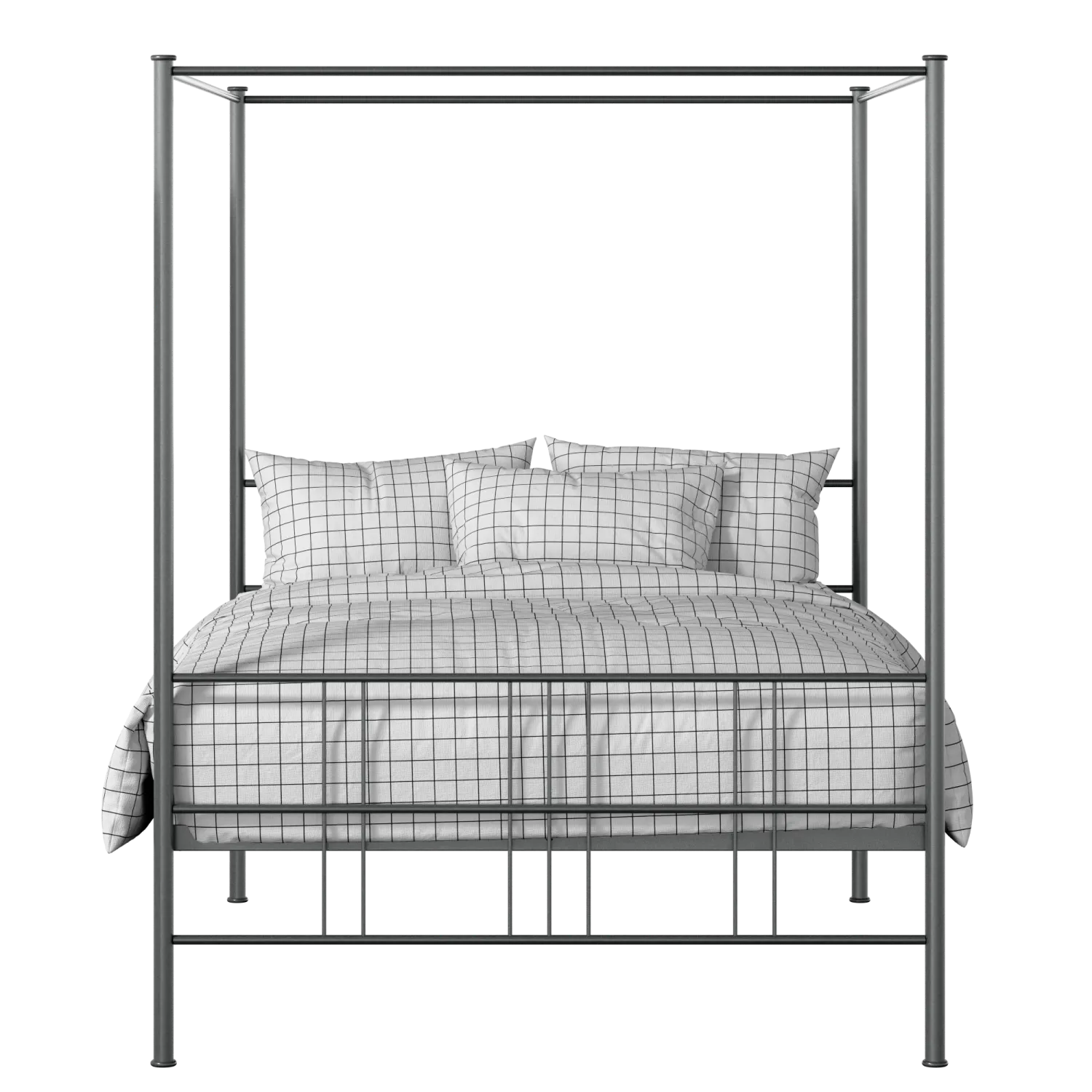 Toulon iron/metal bed in pewter