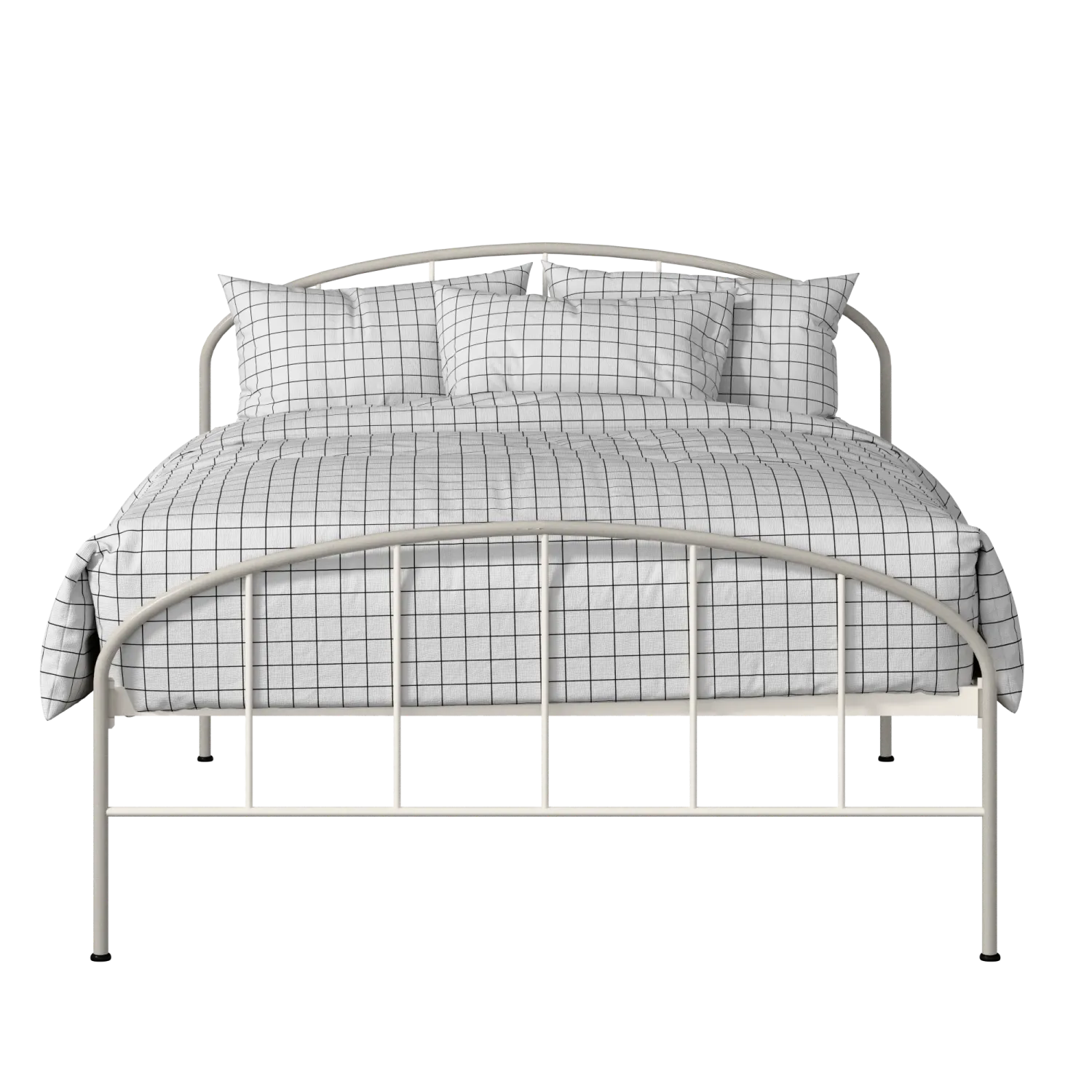 Waldo iron/metal bed in ivory