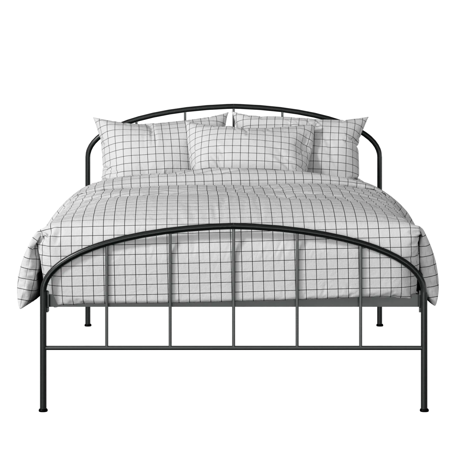 Waldo iron/metal bed in pewter
